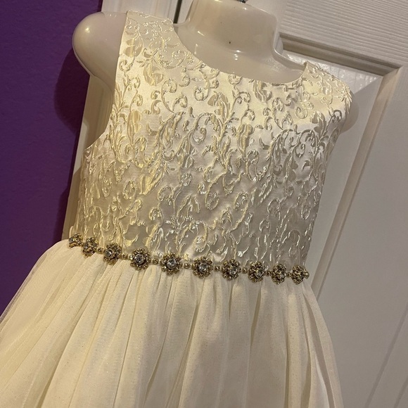 Couture princess silk and net fancy dress size 6x - Picture 6 of 7